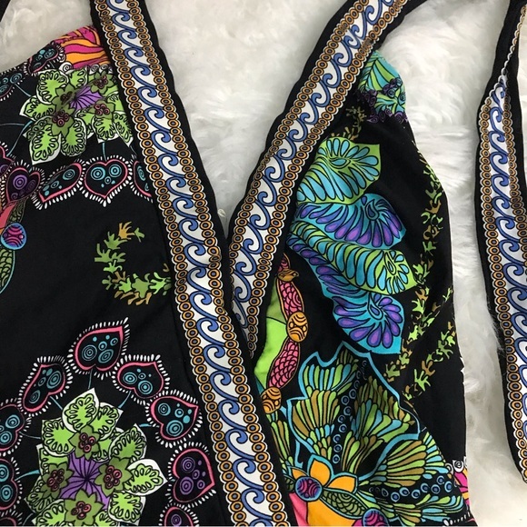 Trina Turk One Piece Halter Swimsuit 10 - Picture 6 of 10